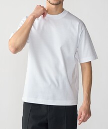 セール】SHIPS: ハイゲージ クルーネック ポンチ Tシャツ（Tシャツ