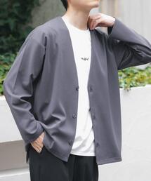 ITEMS URBANRESEARCH | UVカット梨地カーディガン+刺繍Tシャツセット(楽着シリーズ)(カーディガン/ボレロ)