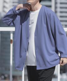 ITEMS URBANRESEARCH（アイテムズ アーバンリサーチ）の「UVカット梨地カーディガン+刺繍Tシャツセット(楽着シリーズ)（カーディガン/ボレロ）」