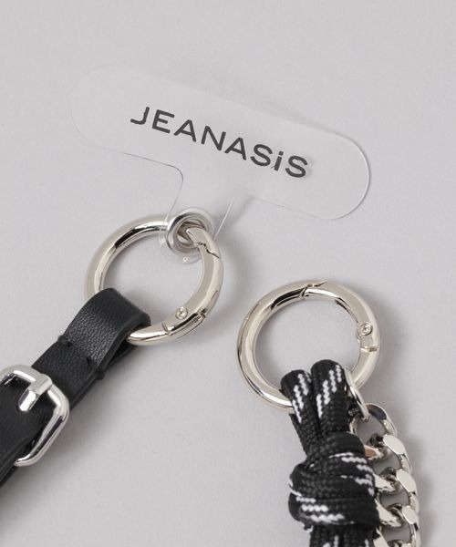 JEANASIS（ジーナシス）の「ロープチェーンMIXチャーム/660104（キーホルダー・レディース・オレンジ系その他/グリーン系その他/ブラック系その他・FREE）」の5枚目の写真