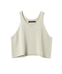 mizuiro ind Uネックショートベスト