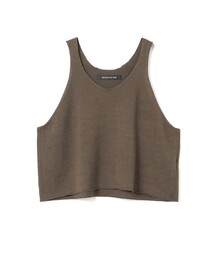 mizuiro ind Uネックショートベスト