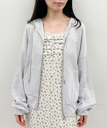 archives（アルシーヴ）の「シアー裏毛ルーズパーカー（パーカー）」