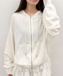 archives（アルシーヴ）の「シアー裏毛ルーズパーカー（パーカー）」