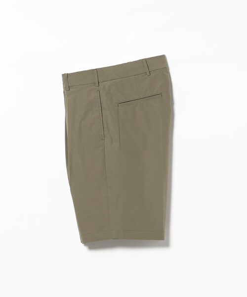 BEAMS F(ビームスエフ)の「ウェザークロス 1プリーツ イージーショーツ(その他パンツ・メンズ・ブラック/オリーブ・L/XL/S/M)」の7枚目の写真