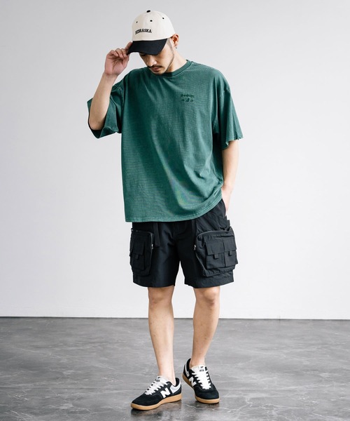 Audience(オーディエンス)の「Audience 60/40クロス ストレージツールポケットワイドカーゴショートパンツ AUD3671(カーゴパンツ・メンズ・オリーブ/チャコール/グレー/ブラック・M/L)」の22枚目の写真