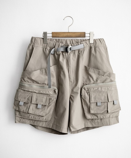 Audience(オーディエンス)の「Audience 60/40クロス ストレージツールポケットワイドカーゴショートパンツ AUD3671(カーゴパンツ・メンズ・オリーブ/チャコール/グレー/ブラック・M/L)」の7枚目の写真