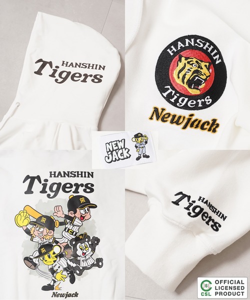 NEW JACK(ニュージャック)の「【セ・リーグ】NEW JACK プロ野球 ZIPパーカー / Professional Baseball Zip-Up Hoodie(パーカー・メンズ・ブラック系1/ブラック系2/ホワイト系4/ブラック系3/ホワイト系2/ホワイト系1/ホワイト系5/ブラック系4/ホワイト系3/ブラック系5・M/S/XL/L)」の14枚目の写真