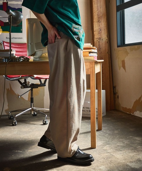 niko and...（ニコアンド）の「バルーンテーパードパンツ（その他パンツ・メンズ・ブルー/アイボリー/チャコール・LARGE/MEDIUM）」の6枚目の写真