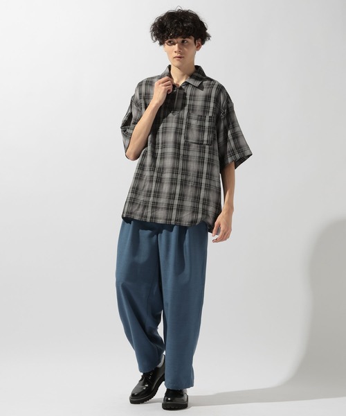 niko and...（ニコアンド）の「バルーンテーパードパンツ（その他パンツ・メンズ・ブルー/アイボリー/チャコール・LARGE/MEDIUM）」の20枚目の写真