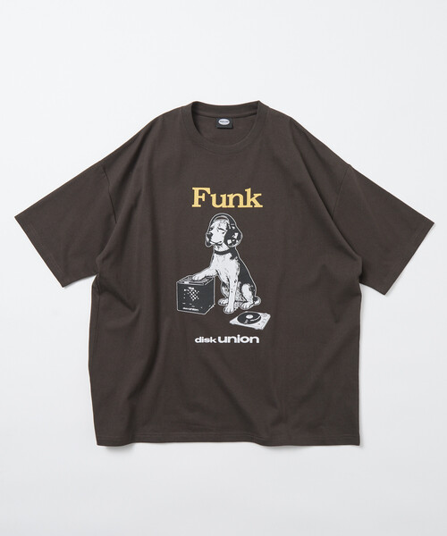 FREAK'S STORE(フリークスストア)の「限定展開 diskunion×FREAK'S STORE 別注 ビーグル ビッグシルエット プリント クルーネック Tシャツ(Tシャツ/カットソー・メンズ・ブラック/ブラウン/ホワイト・MEDIUM/SMALL/LARGE)」の9枚目の写真