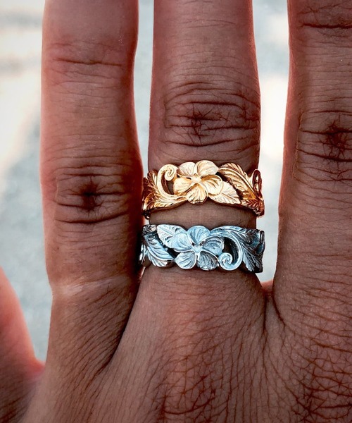 IRIEBEACH(アイリービーチ)の「heritage ring #IB-005/【ハワイアンジュエリー】【サージカルステンレス】【金属アレルギー対応】【IRIEBEACH / アイリービーチ】つけっぱなしOK(リング・レディース・ゴールド/ピンク/シルバー・9号/11号/13号/15号/17号/19号/21号/7号)」の3枚目の写真
