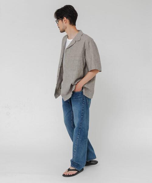 URBAN RESEARCH(アーバンリサーチ)の「LINEN CHAMBRAY O/C SHIRTS(シャツ/ブラウス・メンズ・ブラック/カーキ/ネイビー・MEDIUM/LARGE)」の18枚目の写真