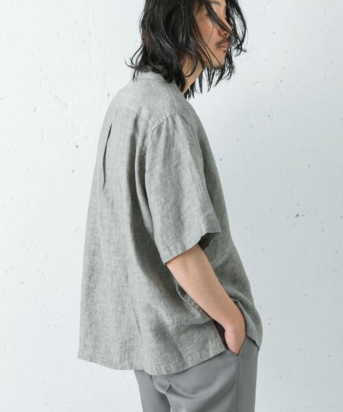 URBAN RESEARCH(アーバンリサーチ)の「LINEN CHAMBRAY O/C SHIRTS(シャツ/ブラウス・メンズ・ブラック/カーキ/ネイビー・MEDIUM/LARGE)」の20枚目の写真