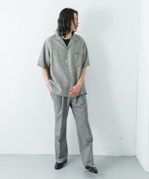URBAN RESEARCH(アーバンリサーチ)の「LINEN CHAMBRAY O/C SHIRTS(シャツ/ブラウス・メンズ・ブラック/カーキ/ネイビー・MEDIUM/LARGE)」の21枚目の写真
