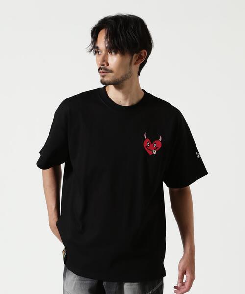 maxsix（マックスシックス）の「maxsix (マックスシックス) SINGLE HEART S/S TEE（Tシャツ/カットソー・メンズ・ブラック/ホワイト・M/S/L）」の10枚目の写真