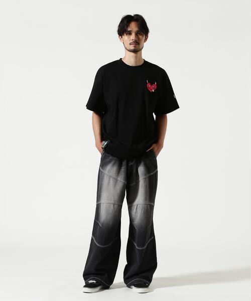 maxsix（マックスシックス）の「maxsix (マックスシックス) SINGLE HEART S/S TEE（Tシャツ/カットソー・メンズ・ブラック/ホワイト・M/S/L）」の8枚目の写真
