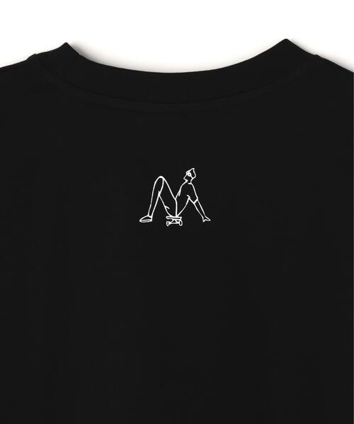 maxsix（マックスシックス）の「maxsix (マックスシックス) SINGLE HEART S/S TEE（Tシャツ/カットソー・メンズ・ブラック/ホワイト・M/S/L）」の6枚目の写真