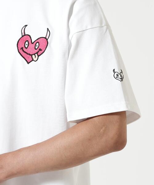 maxsix（マックスシックス）の「maxsix (マックスシックス) SINGLE HEART S/S TEE（Tシャツ/カットソー・メンズ・ブラック/ホワイト・M/S/L）」の22枚目の写真