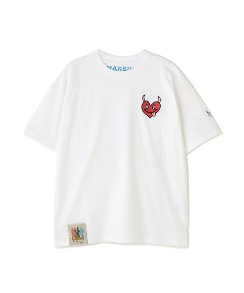 maxsix（マックスシックス）の「maxsix (マックスシックス) SINGLE HEART S/S TEE（Tシャツ/カットソー・メンズ・ブラック/ホワイト・M/S/L）」の18枚目の写真