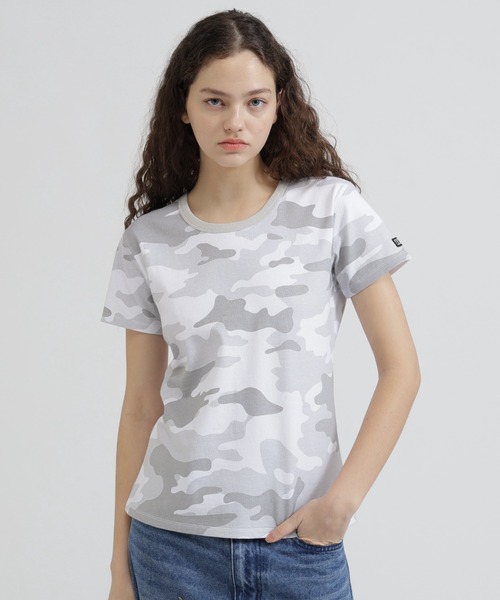 AVIREX(アヴィレックス)の「《WEB&DEPOT限定》CAMOUFLAGE S/S T-SHIRT(Tシャツ/カットソー・レディース・グリーン系その他/ホワイト系その他/ブラック系その他・M/L/S)」の1枚目の写真