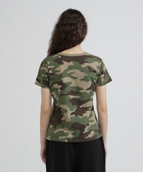 AVIREX(アヴィレックス)の「《WEB&DEPOT限定》CAMOUFLAGE S/S T-SHIRT(Tシャツ/カットソー・レディース・グリーン系その他/ホワイト系その他/ブラック系その他・M/L/S)」の9枚目の写真