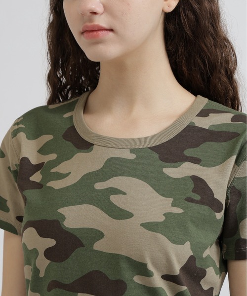 AVIREX(アヴィレックス)の「《WEB&DEPOT限定》CAMOUFLAGE S/S T-SHIRT(Tシャツ/カットソー・レディース・グリーン系その他/ホワイト系その他/ブラック系その他・M/L/S)」の10枚目の写真