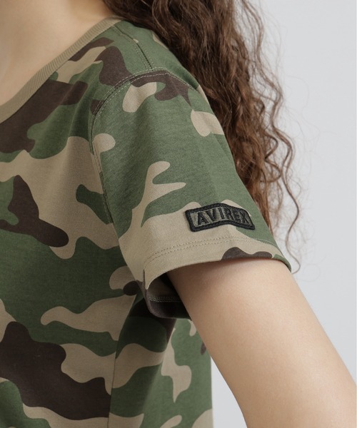 AVIREX(アヴィレックス)の「《WEB&DEPOT限定》CAMOUFLAGE S/S T-SHIRT(Tシャツ/カットソー・レディース・グリーン系その他/ホワイト系その他/ブラック系その他・M/L/S)」の11枚目の写真