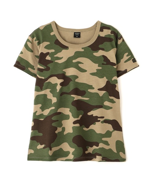 AVIREX(アヴィレックス)の「《WEB&DEPOT限定》CAMOUFLAGE S/S T-SHIRT(Tシャツ/カットソー・レディース・グリーン系その他/ホワイト系その他/ブラック系その他・M/L/S)」の13枚目の写真