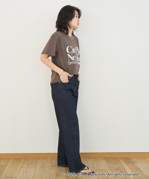 Rouge vif（ルージュヴィフ）の「【GOOD ROCK SPEED/グッドロックスピード】NYC TEE　New York City Tシャツ（Tシャツ/カットソー・レディース・ブラウン・フリー）」の18枚目の写真