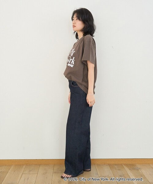 Rouge vif（ルージュヴィフ）の「【GOOD ROCK SPEED/グッドロックスピード】NYC TEE　New York City Tシャツ（Tシャツ/カットソー・レディース・ブラウン・フリー）」の17枚目の写真