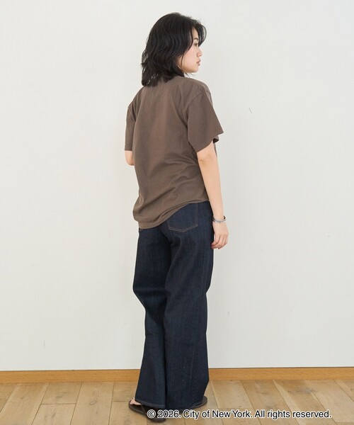 Rouge vif（ルージュヴィフ）の「【GOOD ROCK SPEED/グッドロックスピード】NYC TEE　New York City Tシャツ（Tシャツ/カットソー・レディース・ブラウン・フリー）」の16枚目の写真