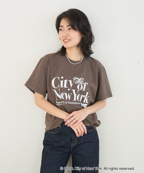 Rouge vif（ルージュヴィフ）の「【GOOD ROCK SPEED/グッドロックスピード】NYC TEE　New York City Tシャツ（Tシャツ/カットソー・レディース・ブラウン・フリー）」の13枚目の写真
