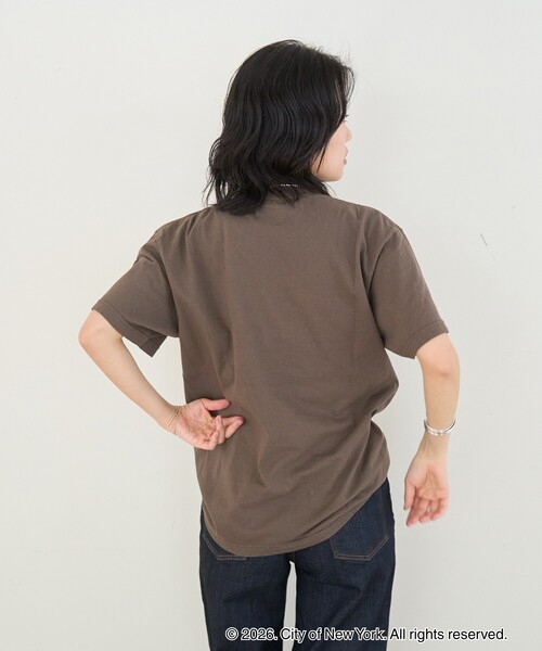 Rouge vif（ルージュヴィフ）の「【GOOD ROCK SPEED/グッドロックスピード】NYC TEE　New York City Tシャツ（Tシャツ/カットソー・レディース・ブラウン・フリー）」の9枚目の写真