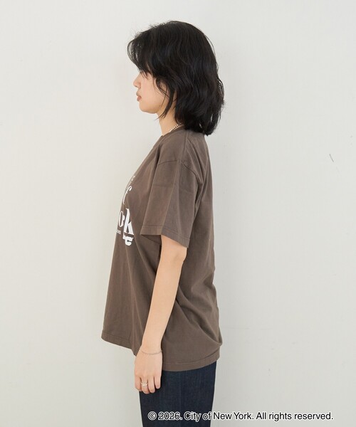 Rouge vif（ルージュヴィフ）の「【GOOD ROCK SPEED/グッドロックスピード】NYC TEE　New York City Tシャツ（Tシャツ/カットソー・レディース・ブラウン・フリー）」の6枚目の写真