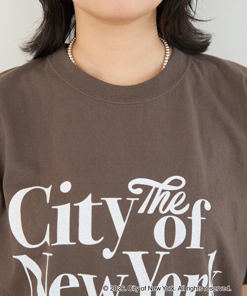 Rouge vif（ルージュヴィフ）の「【GOOD ROCK SPEED/グッドロックスピード】NYC TEE　New York City Tシャツ（Tシャツ/カットソー・レディース・ブラウン・フリー）」の4枚目の写真