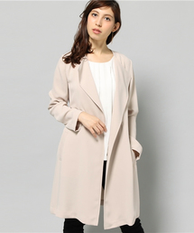 22 OCTOBRE | ノーカラートレンチコート(ノーカラージャケット)