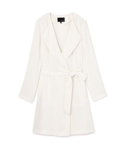 22 OCTOBRE（ヴァンドゥ－オクトーブル）の「ノーカラートレンチコート（ノーカラージャケット・レディース・アイボリー/ベージュ・40/38）」の6枚目の写真