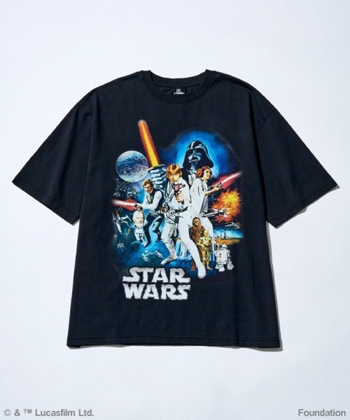 STAR WARS(スター・ウォーズ)】プリントTシャツ(Tシャツ/カットソー STAR WARS(スター・ウォーズ)】プリントTシャツ(Tシャツ/カットソー