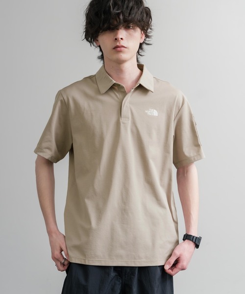 THE NORTH FACE(ザノースフェイス)の「THE NORTH FACE ALL DAY S/S POLO 半袖ポロシャツ(ポロシャツ・メンズ・ダークベージュ/チャコールグレー/ライトブルー・XXL/XL/L/M)」の3枚目の写真