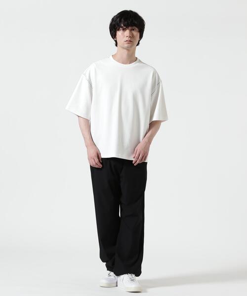 BEAVER（ビーバー）の「B omnivore/ビーオムニボー　STITCH TEE ステッチTシャツ（Tシャツ/カットソー・メンズ・ホワイト/ブラック/ネイビー・XL/L/M）」の9枚目の写真