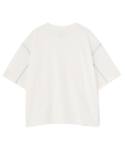 BEAVER（ビーバー）の「B omnivore/ビーオムニボー　STITCH TEE ステッチTシャツ（Tシャツ/カットソー・メンズ・ホワイト/ブラック/ネイビー・XL/L/M）」の11枚目の写真