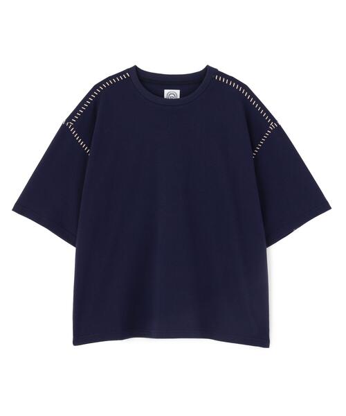 BEAVER（ビーバー）の「B omnivore/ビーオムニボー　STITCH TEE ステッチTシャツ（Tシャツ/カットソー・メンズ・ホワイト/ブラック/ネイビー・XL/L/M）」の6枚目の写真