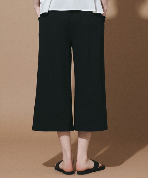 LA MARINE FRANCAISE(マリン フランセーズ)の「裏毛キュロットパンツ(その他パンツ・レディース・ブラック/チャコールグレー・FREE)」の4枚目の写真