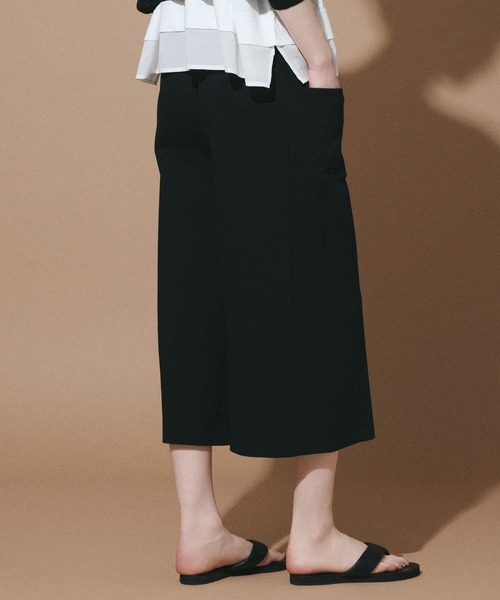 LA MARINE FRANCAISE(マリン フランセーズ)の「裏毛キュロットパンツ(その他パンツ・レディース・ブラック/チャコールグレー・FREE)」の5枚目の写真