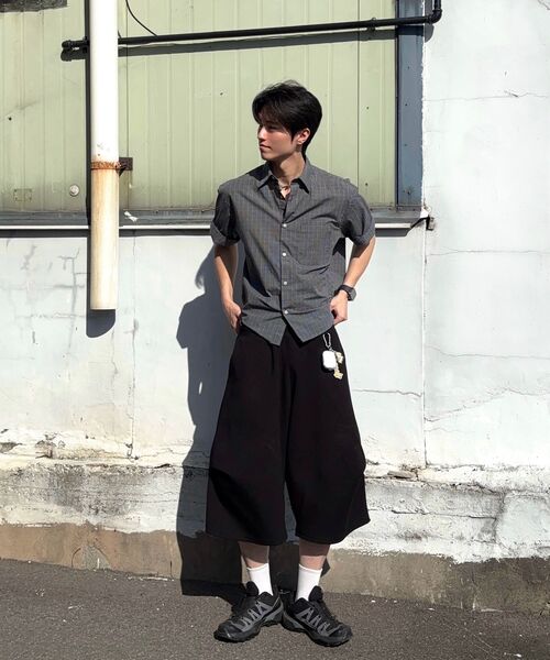 XERO（ゼロ）の「ワンサイドプリーツオーバースウェットショーツ[ブラック]（その他パンツ・レディース・その他・MEDIUM/LARGE）」の17枚目の写真