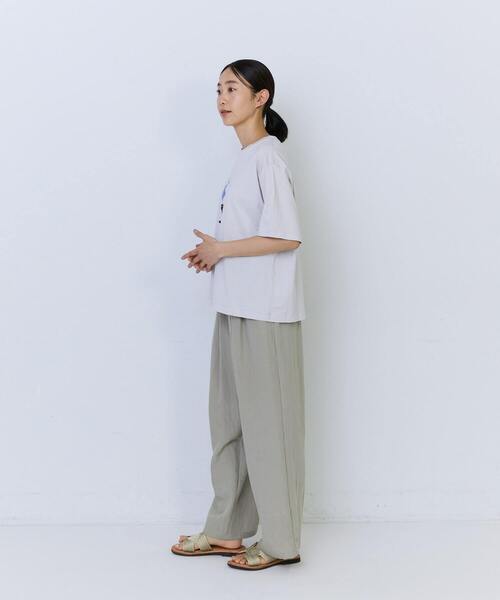 ADIEU TRISTESSE（アデュートリステス）の「【6月お気に入り登録ブランド内2位】杉本さなえさん コラボフレンチスリーブTシャツ（Tシャツ/カットソー・レディース・ピンク/グレー/アイボリー・FREE）」の8枚目の写真