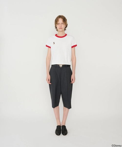 JANE SMITH / JOHN SMITH（ジェーンスミスジョンスミス）の「MICKEY RINGER T-SHIRT（Tシャツ/カットソー・レディース・レッド・SMALL/X-SMALL）」の2枚目の写真