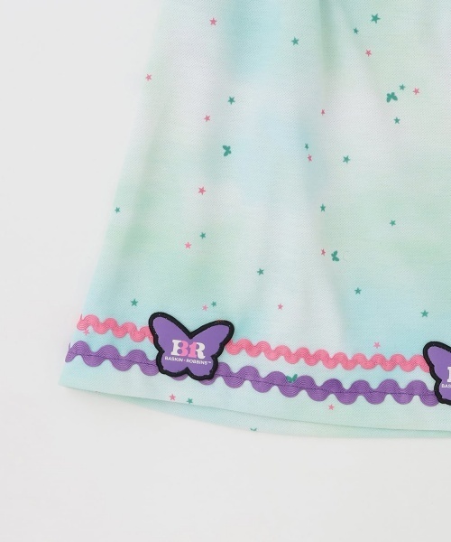 ANNA SUI mini(アナスイ・ミニ)の「【サーティワン アイスクリーム】総柄カットワンピース【接触冷感・吸水速乾・UVカット】(ワンピース・キッズ・ブラック/エメラルド・140cm/130cm/120cm/150cm)」の18枚目の写真