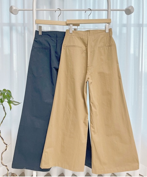 LAFFMO(ラフモ)の「ハイウエストバギーパンツ(その他パンツ・レディース・モカ/ブラック・S/M)」の12枚目の写真